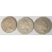 AUSTRALIA 1970 - 2000 . FIFTY 50 CENT COINS . 6 INCUSED COINS